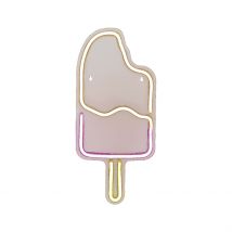 Néon LED Décoratif Glace Multicolore 21x45cm - Kaemingk