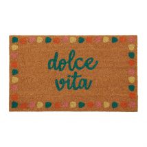 Paillasson "dolce Vita" en Coco Vert 73x43cm - Dolce Vita - SEMA Design