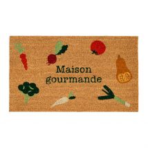 Paillasson Maison Gourmande Naturel 73x43cm - P'tit Légume - Jardin D'Ulysse