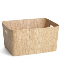 Panier en Bois 40.6x30.5xh20.3cm - Zeller