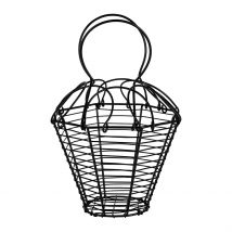 Panier en Fer Noir D20cm - Reserve - Comptoir de Famille