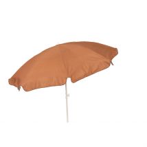 Parasol de Plage en Coton Terracotta D200xh200cm - Colors - Jardin Privé