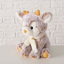 Peluche Cerf en Tissu Beige H24cm - Sadie - Boltze
