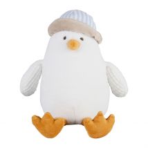 Peluche Mouette en Tissu Blanc - Eté à La Mer - Jardin D'Ulysse