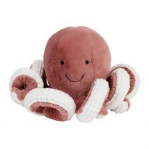 Peluche Poulpe en Tissu Corail - Jardin D'Ulysse
