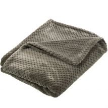 Plaid Damier New Kaki 130x170cm - Amadeus
