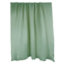 Plaid en Coton Amande 130x200cm - Tempo II - Haomy