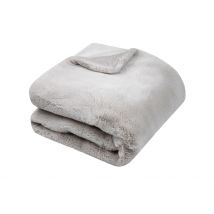 Plaid en Tissu Naturel 130x160cm - Bostan - Stof