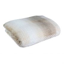 Plaid Nid D'abeille Tie And Dye Beige XXL 150x120cm - Home Déco Factory