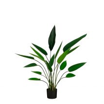 Plante Artificielle Heliconia en Pot H115cm - Mica Decorations