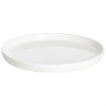 Assiette à Dessert en Porcelaine Blanche D21cm - Stockholm - Gusta