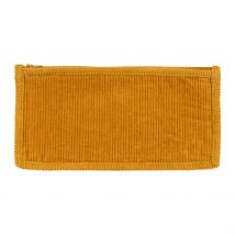 Pochette en Velours Côtelé Moutarde - Flaura - SEMA Design
