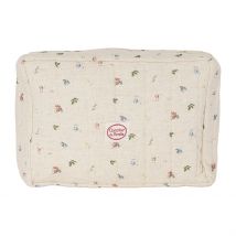 Pochette en Coton et Lin Naturel - P'tite Fleur - Comptoir de Famille