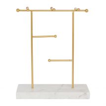 Porte Bijoux en Marbre - Golden Doré - SEMA Design