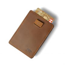 Portefeuille Magic Handy en Cuir Cognac - ALASKAN MAKER