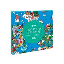 Poster & Stickers 70x100cm - Atlas - Omy