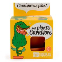 Pot D8cm avec Coupelle Plantes Carnivores - Radis et Capucine