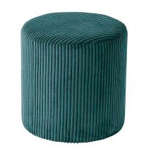 Pouf en Tissu Côtelé Petrole - Snaw - Casita