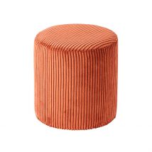 Pouf en Tissu Rouille - Snaw - Casita