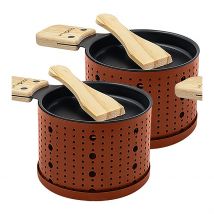 Raclette à La Bougie Pour 2 Terracotta - Lumi - Cookut