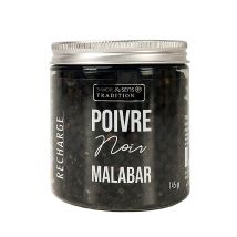Recharge Pour Poivrier 130gr de Poivre Noir Des Indes - Savor & Sens