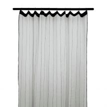 Rideau en Lin Blanc 140x280cm - Calvi - Haomy