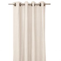 Rideaux en Lin et Coton Naturel avec Oeillets 130x280cm - Figari - Haomy