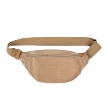 Sac Banane en Velours Côtelé Beige - Bananez - SEMA Design