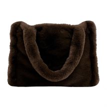 Sac en Fausse Fourrure Brun - Chamonix - Haomy