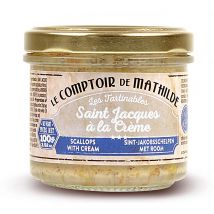 Saint Jacques à La Crème 100g - Le Comptoir de Mathilde