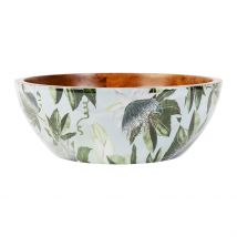 Saladier en Acacia Vert D30cm - Passiflore - Côté Table