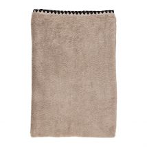 Serviette de Toilette en Coton Couleur Lin 50x100cm - Issey - Haomy
