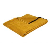 Serviette de Toilette en Coton Safran 50x100cm - Issey - Haomy
