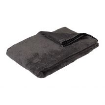 Serviette de Toilette Issey Granit 50x100cm en Coton - Haomy