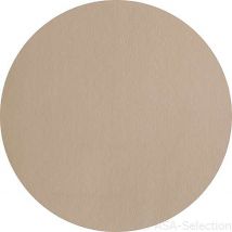 Set de Table Rond Simili Cuir Beige D38cm - Optic - Asa Selection
