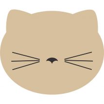 Set de Table Vinyle Chat D30cm Beige - A&A Story