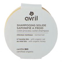 Shampooing Solide Saponifié à Froid Cheveux Normaux 100g - Certifié Bio - Avril