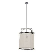 Suspension en Bambou D35cm Noir - Hikari - Corep