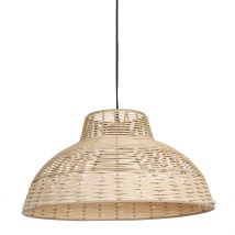 Suspension en Rotin Naturel et Fer D45cm - Bohème - Comptoir de Famille