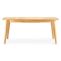 Table de Repas avec Allonge Intégrée en Chene Naturel 180(+50)x100xh76cm - Sublime - Zago