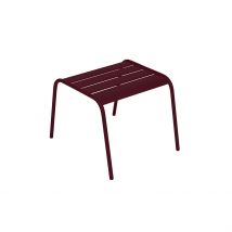 Table Basse Carré en Acier Cerise Noir 59.5x48cm - Monceau - Fermob