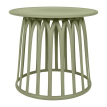 Table Basse de Jardin Ronde Kaki D50cm - Lumi - SEMA Design