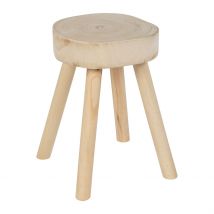Table D'appoint Ronde en Paulownia Naturel - Boende - Côté Table