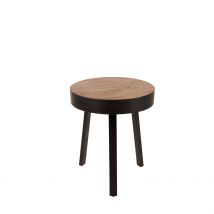 Table D'appoint Ronde en Teck - Suri - White Label Living