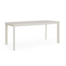 Table de Jardin en Aluminium Gris 180x90cm - Linares - Yes