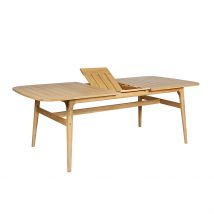 Table de Jardin Extensible en Acacia Naturel 180(+40cm)x100cm - Cavalo - Zago