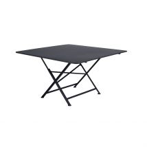 Table de Jardin Pliante Carrée en Acier Carbonne 128x128cm - Cargo - Fermob
