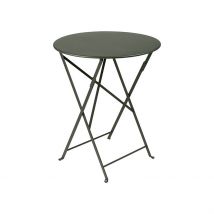 Table de Jardin Ronde Pliante en Acier Romarin - Bistro - Fermob