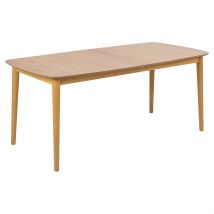 Table en Bois Naturel 180(+39)x90cm - Montreux - Ac Design