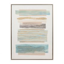 Tableau en Toile et Pin 60x79cm - Ligne - Côté Table